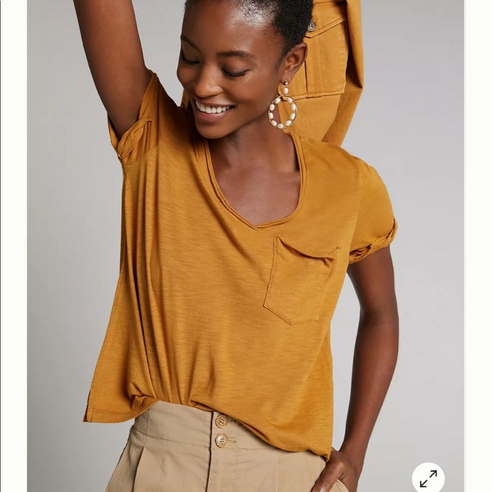 T.la Classic V-Neck Tee